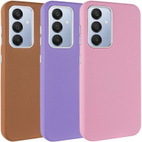 Шкіряний чохол Leather Case Metal Buttons для Samsung Galaxy S24 FE