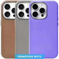 Кожаный чехол Leather Case Metal Buttons для Xiaomi Redmi Note 13 Pro 4G / Poco M6 Pro 4G