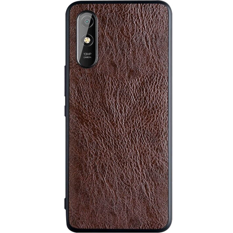 

Шкіряний чохол PU Retro classic для Xiaomi Redmi 9A (Темно-коричневий)