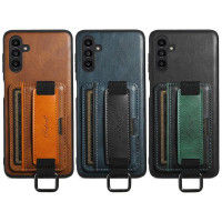 Шкіряний чохол Wallet case and straps для Samsung Galaxy A14 4G/5G