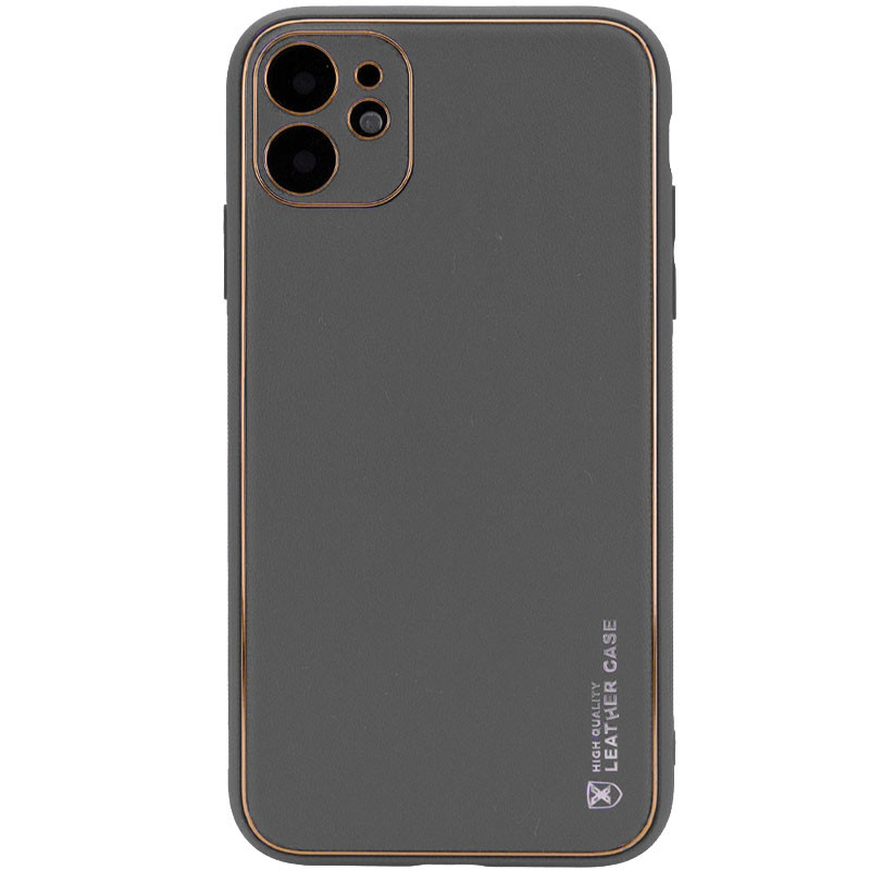 

Кожаный чехол Xshield для Apple iPhone 11 (6.1") Серый / Gray (170935)