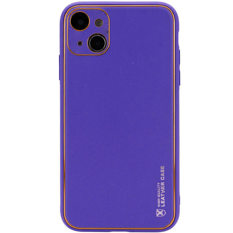 

Кожаный чехол Xshield для Apple iPhone 13 (6.1") Фиолетовый / Violet (200425)