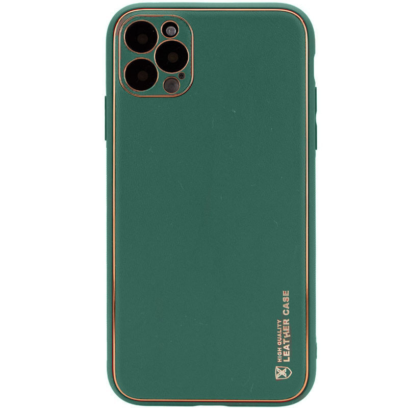 

Шкіряний чохол Xshield для Apple iPhone 12 Pro Max (Зелений / Army green)