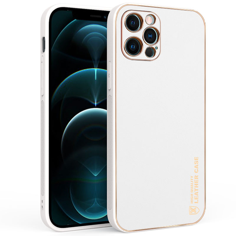 

Кожаный чехол Xshield для Apple iPhone 13 Pro Max (6.7") Белый / White (200447)