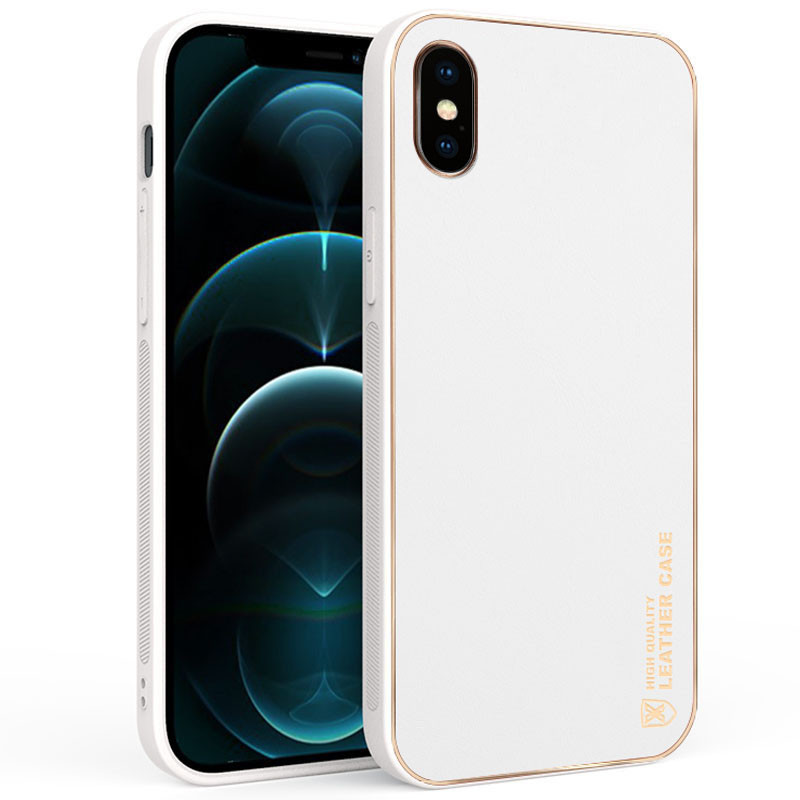 

Кожаный чехол Xshield для Apple iPhone X / XS (5.8") Белый / White (214232)