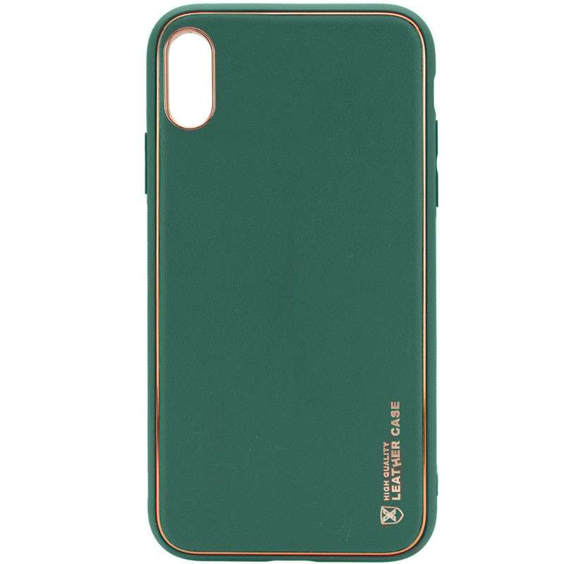 

Кожаный чехол Xshield для Apple iPhone XR (6.1") Зеленый / Army green (170950)