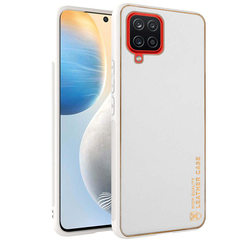

Кожаный чехол Xshield для Samsung Galaxy A22 4G Белый / White (200476)