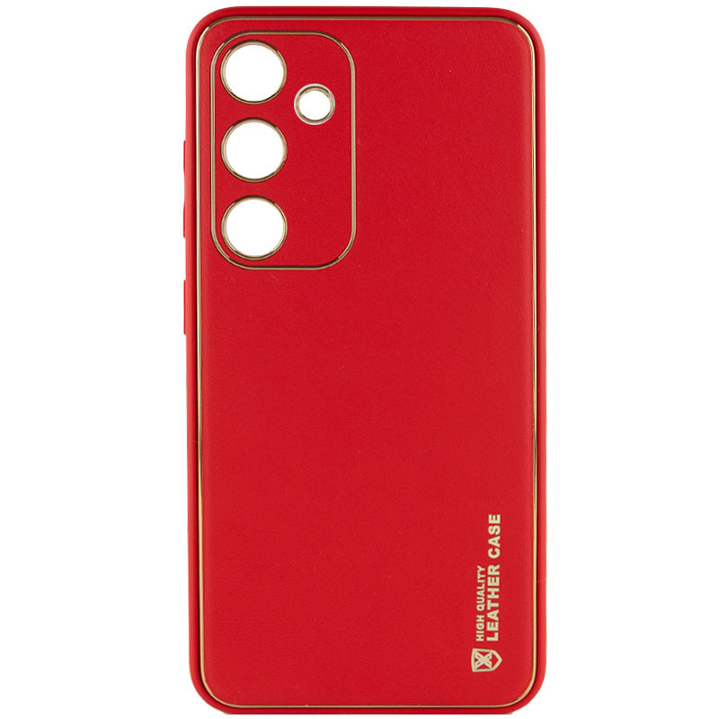 

Кожаный чехол Xshield для Samsung Galaxy S23+ Красный / Red (245857)