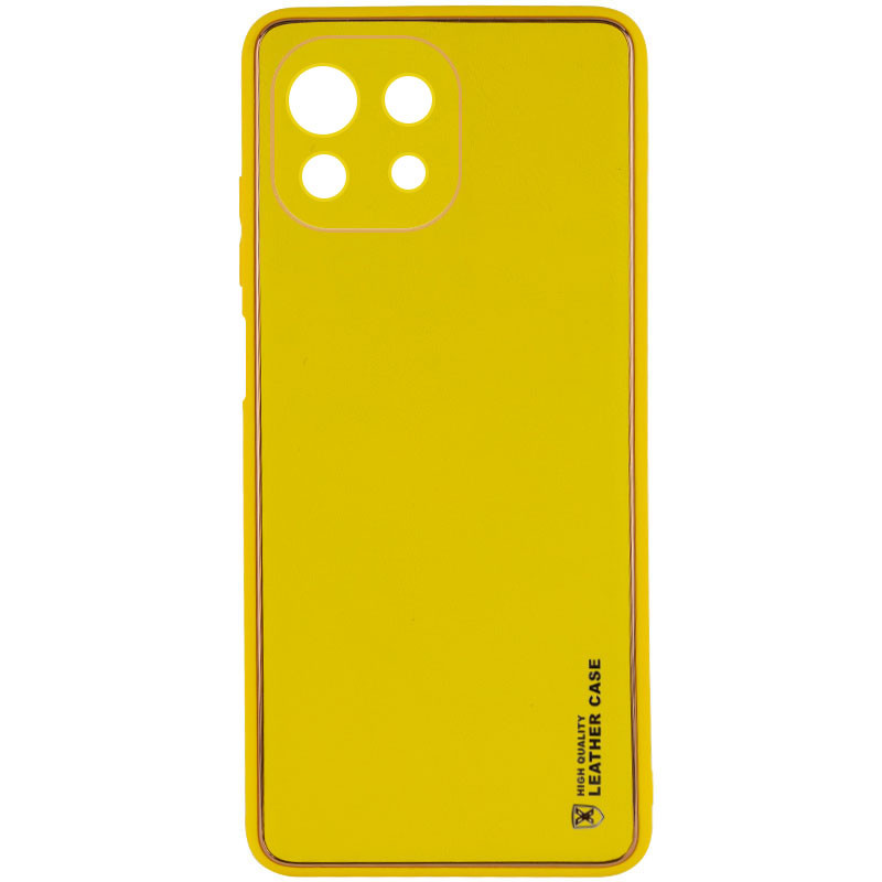 

Шкіряний чохол Xshield для Xiaomi Mi 11 Lite (Жовтий / Yellow)