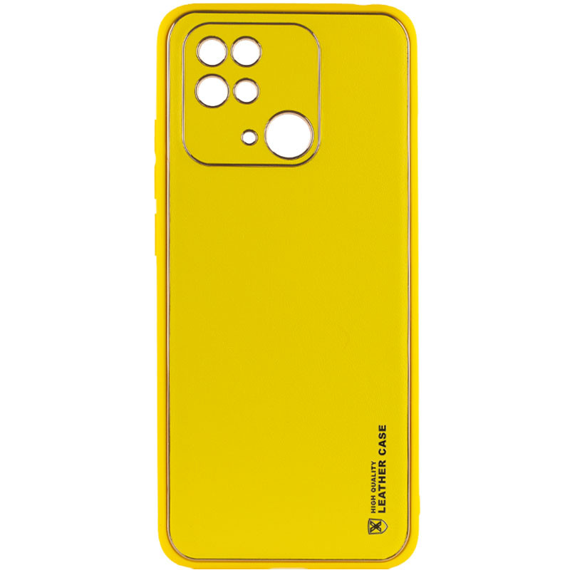 

Шкіряний чохол Xshield для Xiaomi Redmi 10C (Жовтий / Yellow)