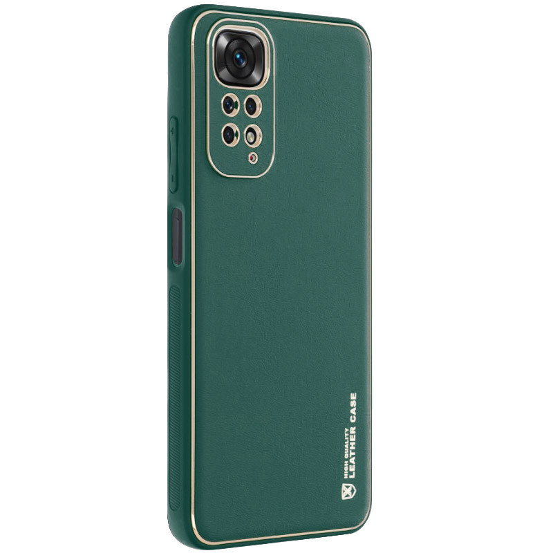 

Кожаный чехол Xshield для Xiaomi Redmi Note 11S Зеленый / Army green (214276)