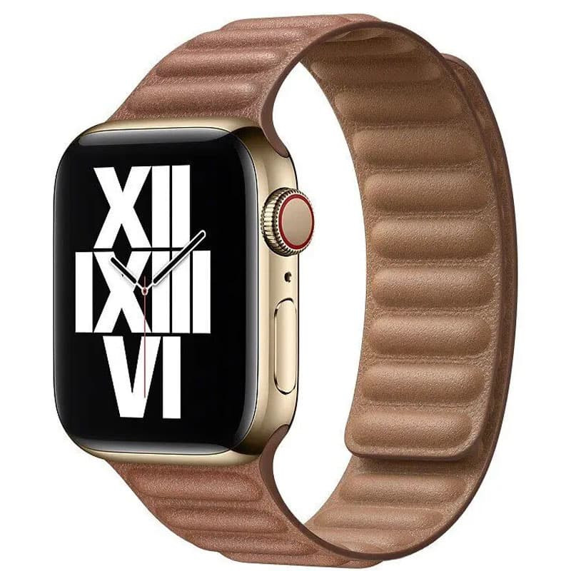 

Шкіряний ремінець Leather Link для Apple watch 38mm/40mm (Коричневий / Saddle Brown)