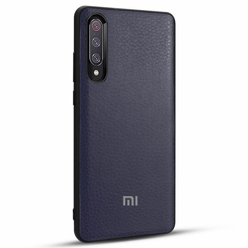 

Кожаная накладка Classic series для Xiaomi Mi 9 SE Синий, Черный с красной строчкой (112787)