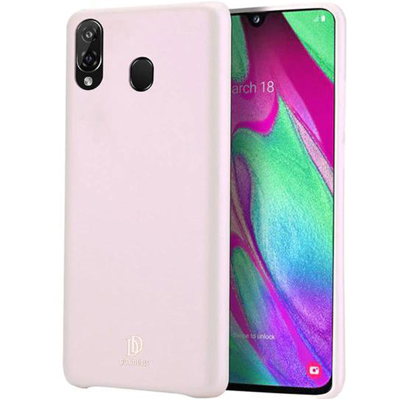 

Кожаная накладка Dux Ducis для Samsung Galaxy M20 Розовый (104030)