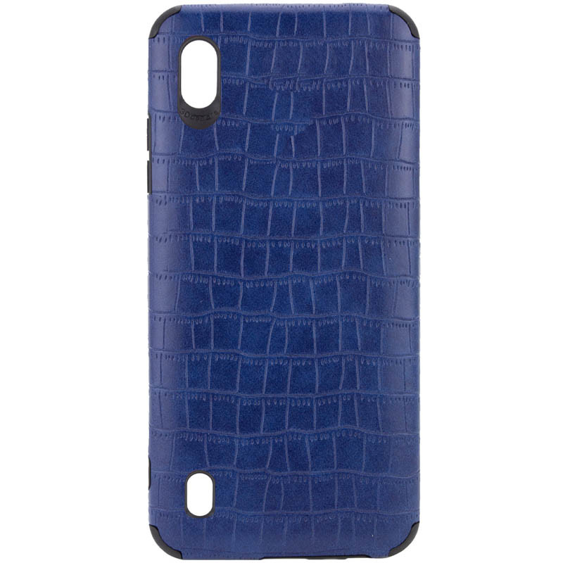 

Кожаная накладка Epic Vivi Crocodile series для Samsung Galaxy A01 Синий (131769)