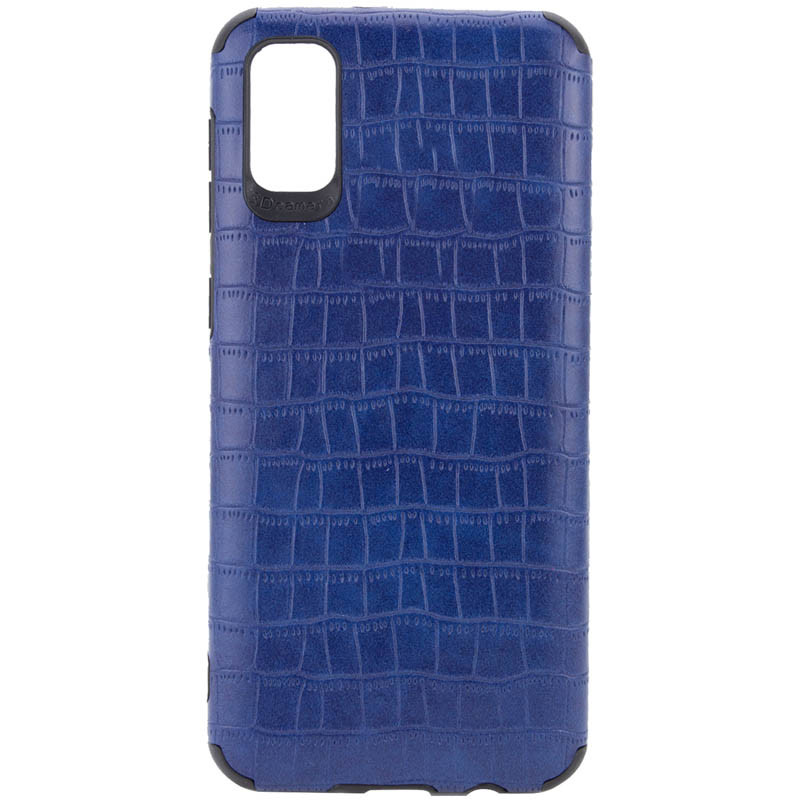 

Кожаная накладка Epic Vivi Crocodile series для Samsung Galaxy A41 Синий (131799)