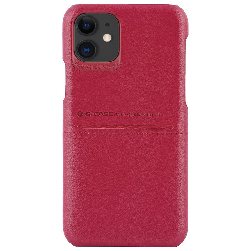 

Шкіряна накладка G-Case Cardcool Series для Apple iPhone 11 (6.1") (Червоний)