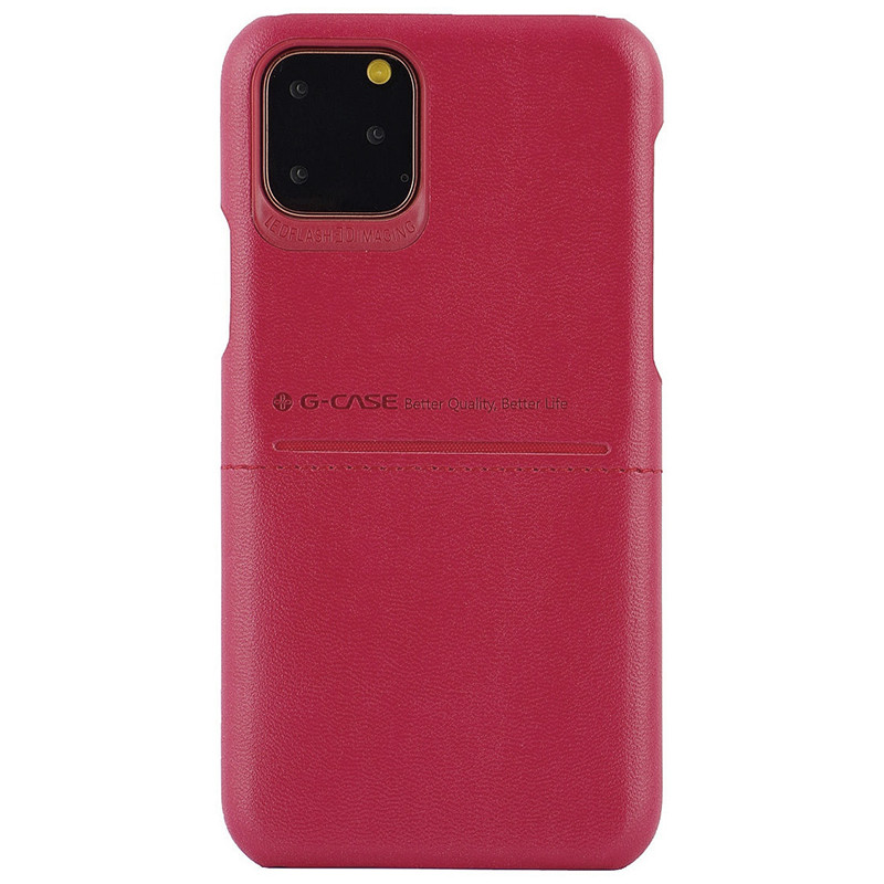 

Кожаная накладка G-Case Cardcool Series для Apple iPhone 11 Pro Max (6.5") Красный (121480)