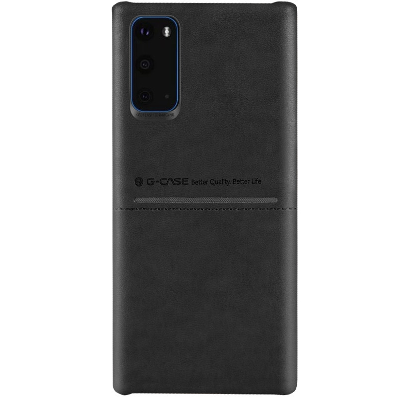 

Кожаная накладка G-Case Cardcool Series для Samsung Galaxy S20 Черный (124314)
