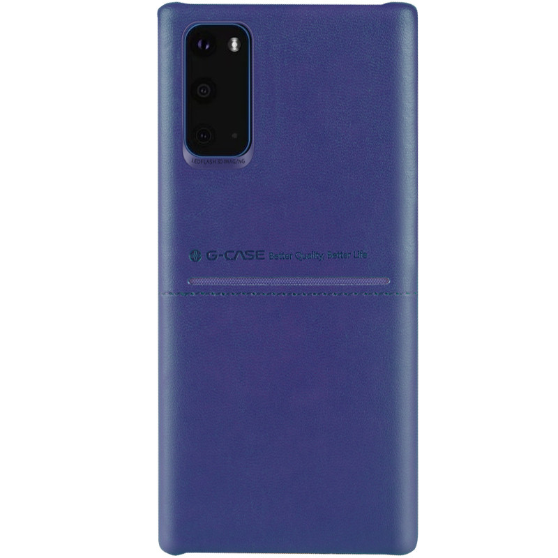 

Шкіряна накладка G-Case Cardcool Series для Samsung Galaxy S11e (Синій)