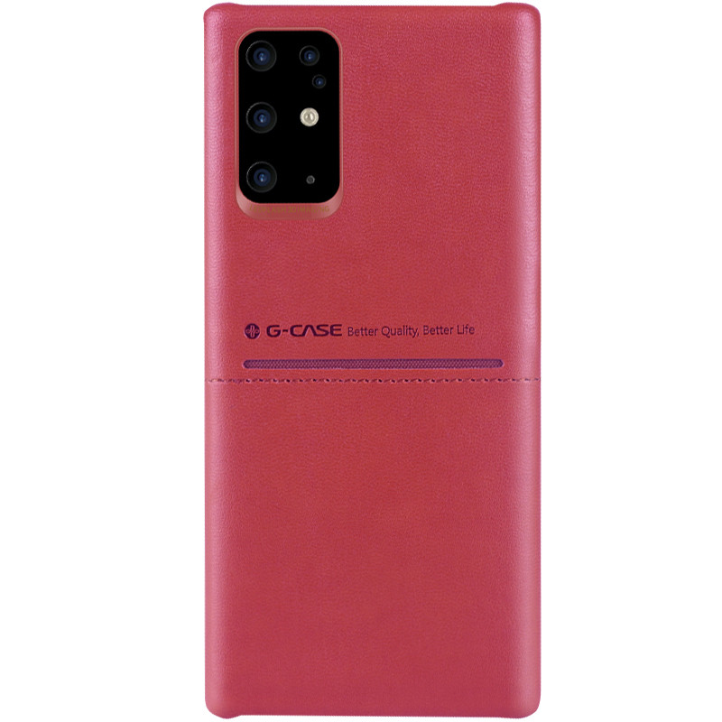 

Шкіряна накладка G-Case Cardcool Series для Samsung Galaxy S11 (Червоний)