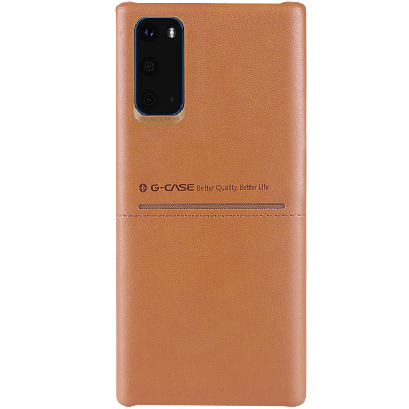 

Кожаная накладка G-Case Cardcool Series для Samsung Galaxy S20 Коричневый (124311)