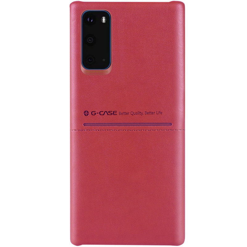 

Кожаная накладка G-Case Cardcool Series для Samsung Galaxy S20 Красный (124312)