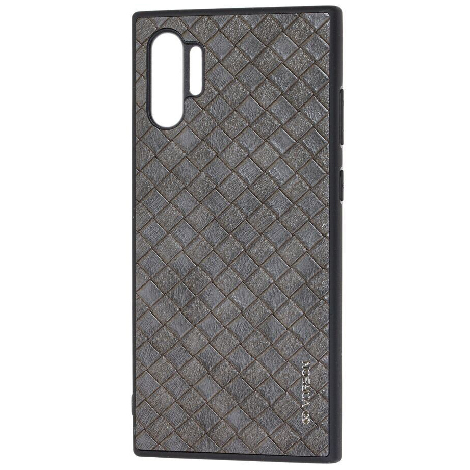 

Кожаная накладка VORSON Braided leather series для Samsung Galaxy Note 10 Plus Серый (112873)
