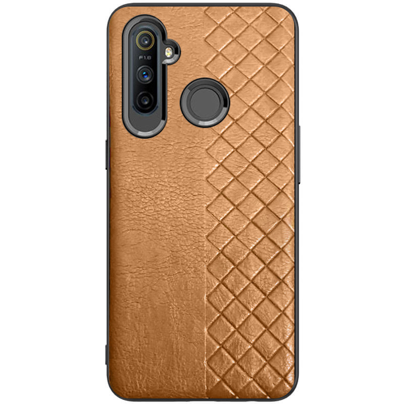 

Кожаная накладка WeaveSide (PU) для Realme C3 Коричневый (139938)