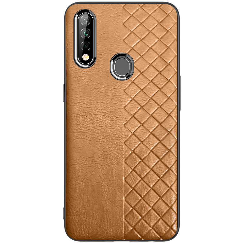 

Кожаная накладка WeaveSide (PU) для Oppo A31 Коричневый (139934)