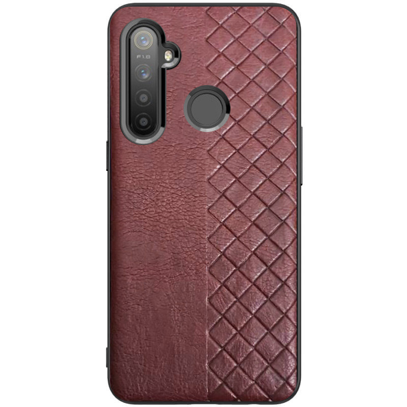 

Кожаная накладка WeaveSide (PU) для Realme 6i Темно-коричневый (140703)