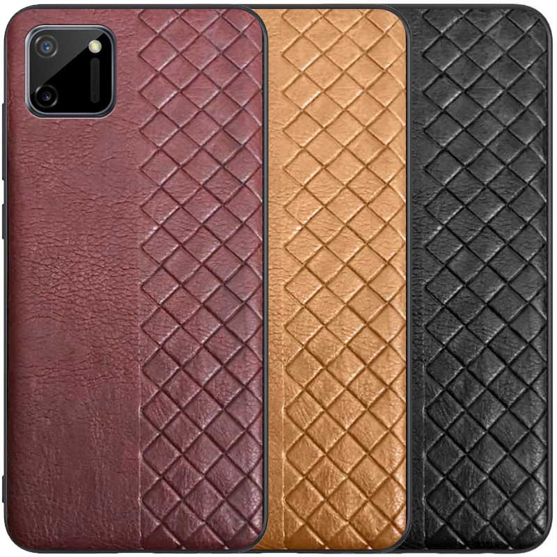 

Кожаная накладка WeaveSide (PU) для Realme C11 (144477)
