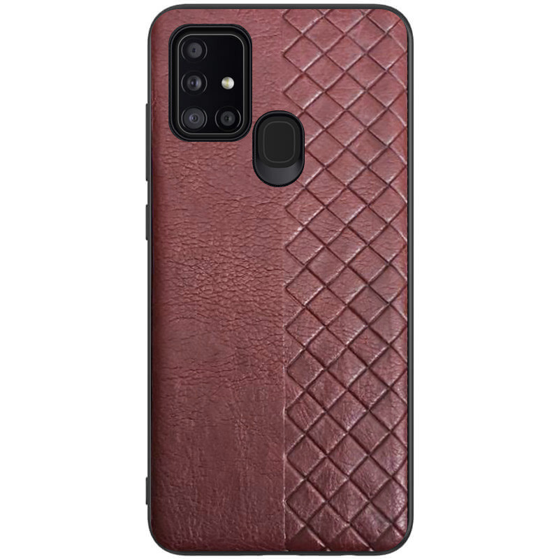 

Кожаная накладка WeaveSide (PU) для Samsung Galaxy A21s Темно-коричневый (140706)