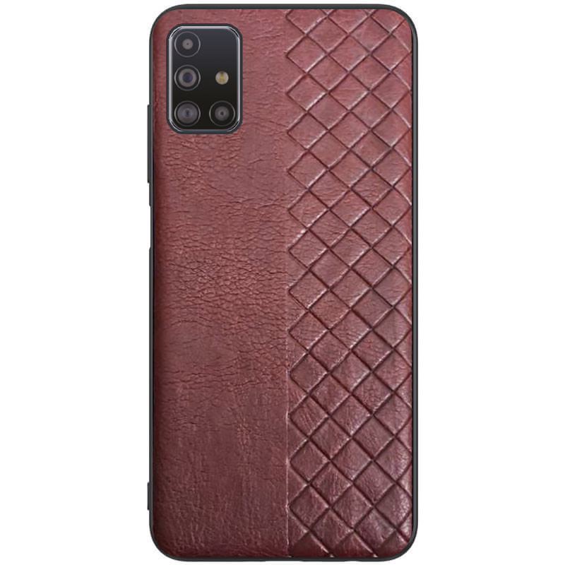

Шкіряна накладка WeaveSide (PU) для Samsung Galaxy M31s (Темно-коричневий)