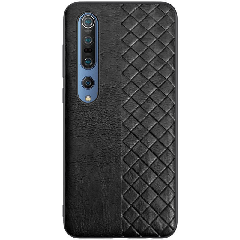

Кожаная накладка WeaveSide (PU) для Xiaomi Mi 10 / Mi 10 Pro Черный (139956)
