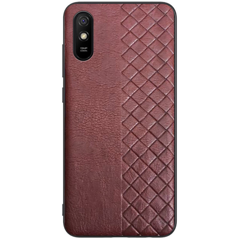 

Кожаная накладка WeaveSide (PU) для Xiaomi Redmi 9A Темно-коричневый (144486)