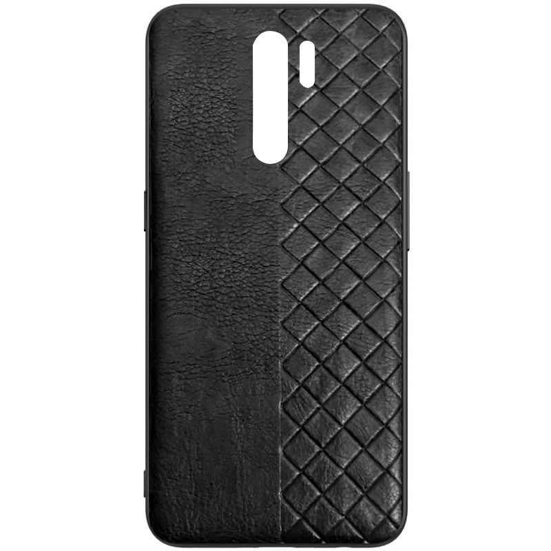 

Кожаная накладка WeaveSide (PU) для Xiaomi Redmi 9 Черный (139968)