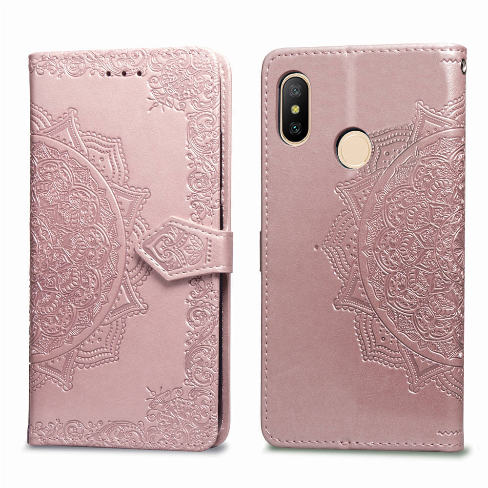 

Кожаный чехол (книжка) Art Case с визитницей для Xiaomi Mi Max 3 Розовый (100117)