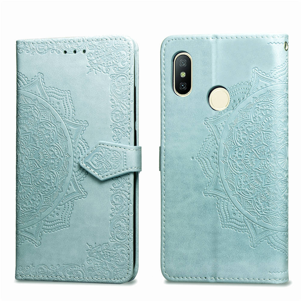 

Кожаный чехол (книжка) Art Case с визитницей для Xiaomi Mi Max 3 Бирюзовый (100116)