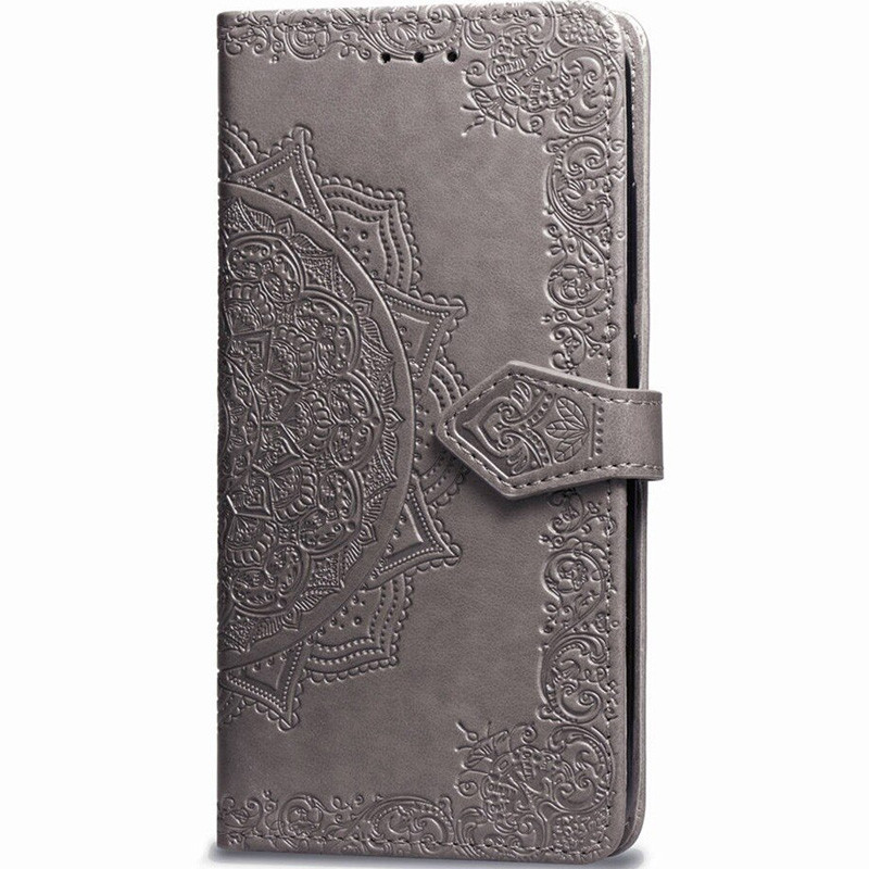 

Кожаный чехол (книжка) Art Case с визитницей для Xiaomi Redmi 4X Серый (108016)