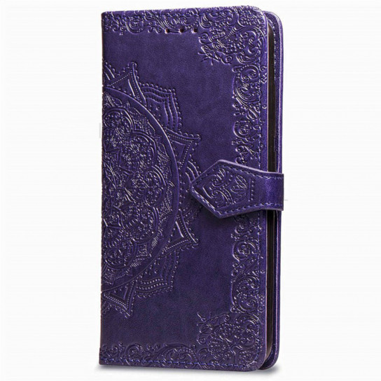 

Кожаный чехол (книжка) Art Case с визитницей для Xiaomi Redmi Go Фиолетовый (100127)