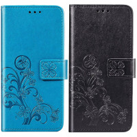 

Кожаный чехол (книжка) Four-leaf Clover с визитницей для Asus Zenfone Max Pro M2 (ZB631KL)