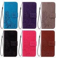 

Кожаный чехол (книжка) Four-leaf Clover с визитницей для Samsung Galaxy J5 (J500H)