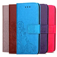 

Кожаный чехол (книжка) Four-leaf Clover с визитницей для Sony Xperia XA1 Plus / XA1 Plus Dual
