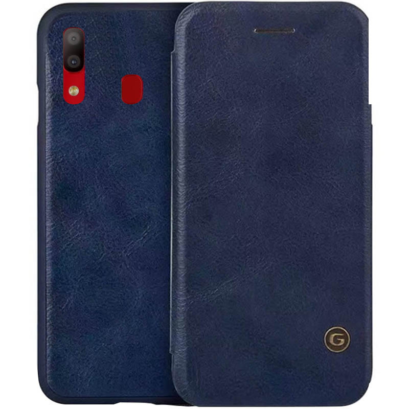 

Кожаный чехол книжка G-Case Vintage Business Series для Samsung Galaxy A40 (A405F) Синий (102260)