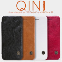 

Кожаный чехол (книжка) Nillkin Qin Series для Apple iPhone 5/5S/SE
