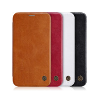 

Кожаный чехол (книжка) Nillkin Qin Series для Apple iPhone XR (6.1")