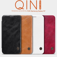 

Кожаный чехол (книжка) Nillkin Qin Series для Samsung Galaxy S7 (G930F)