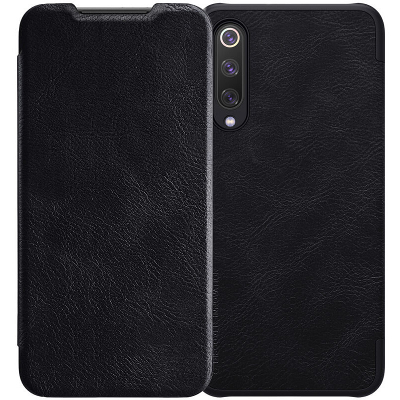 

Кожаный чехол (книжка) Nillkin Qin Series для Xiaomi Mi 9 SE Черный (102653)