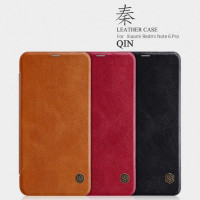

Кожаный чехол (книжка) Nillkin Qin Series для Xiaomi Redmi Note 6